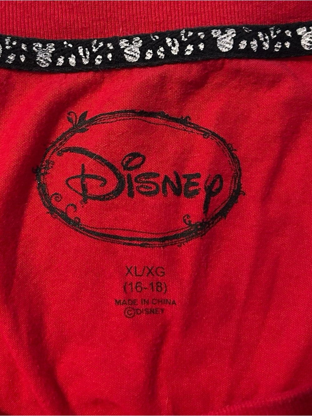 Disney Red Tee with Classic Mickey Graphic - Picture 5 of 6